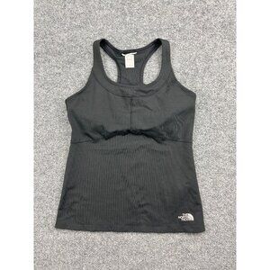 The North Face Vapor Wick Tank Women's Small Black Shelf-Bra Racerback